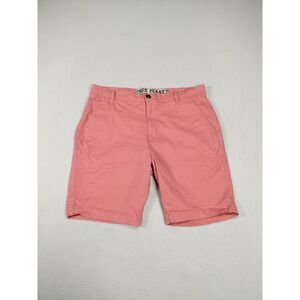 Free Planet Chino Shorts Mens 33 Pink Stretch Golf Preppy Normcore Classiccore